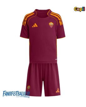AS Roma Echipament de Fotbal Replică 2025-26 Copii Acasa (+ Șorturi)